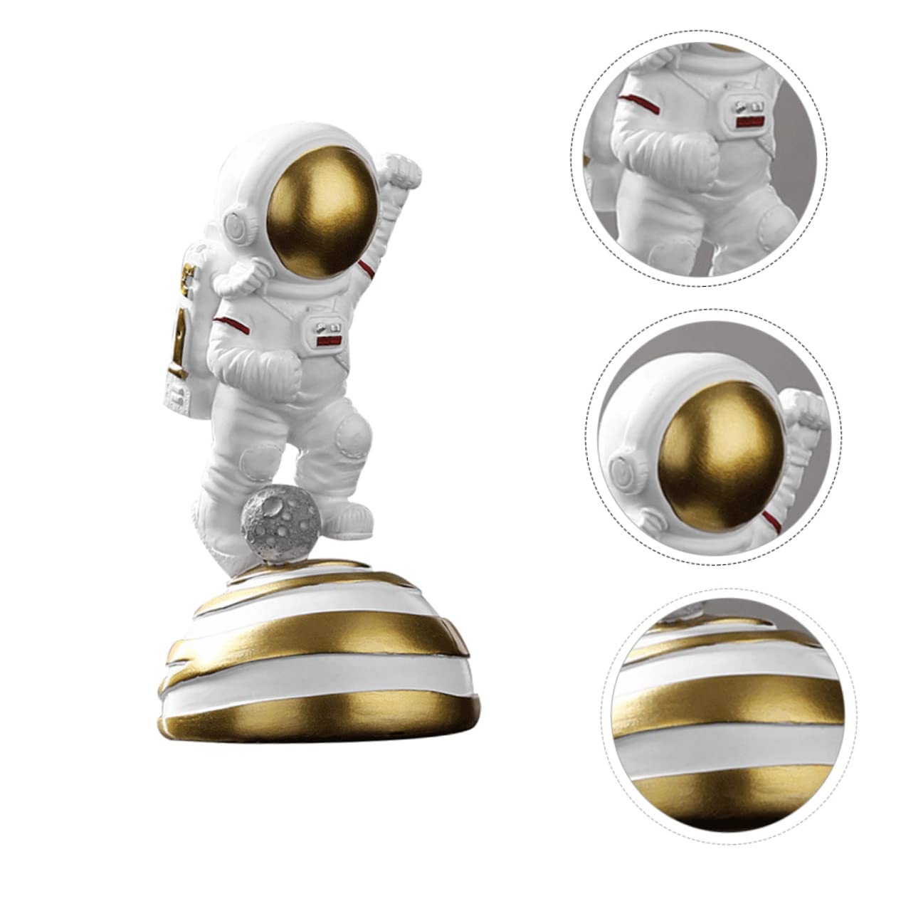 Abaodam Figuras de Astronautas Creativas Estatua de Astronauta para Escritorio de Escritorio para Decoración de Oficina para Exhibición Estantería