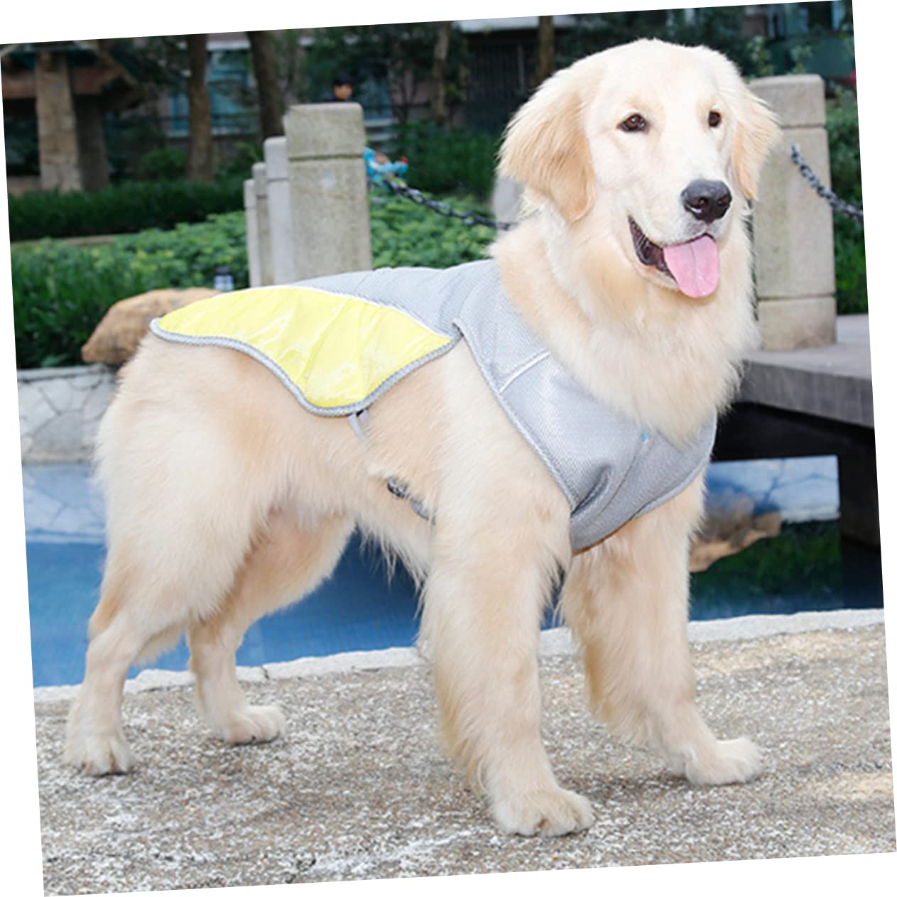 Angoily 2stücke Kühlweste Für Hunde Atmungsaktive Sommer-hundekleidung s Reflektierendes Design Für Heiße Tage Effektive Abkühlung Durch Natürliche Verdunstungstechnologie