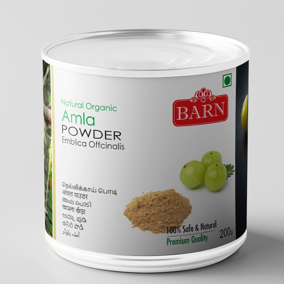 BARN Natural Pure Amla Powder | Immune Booster | Rich Natural Vitamin C | Antioxidant Herb| Safe & Natural |200g