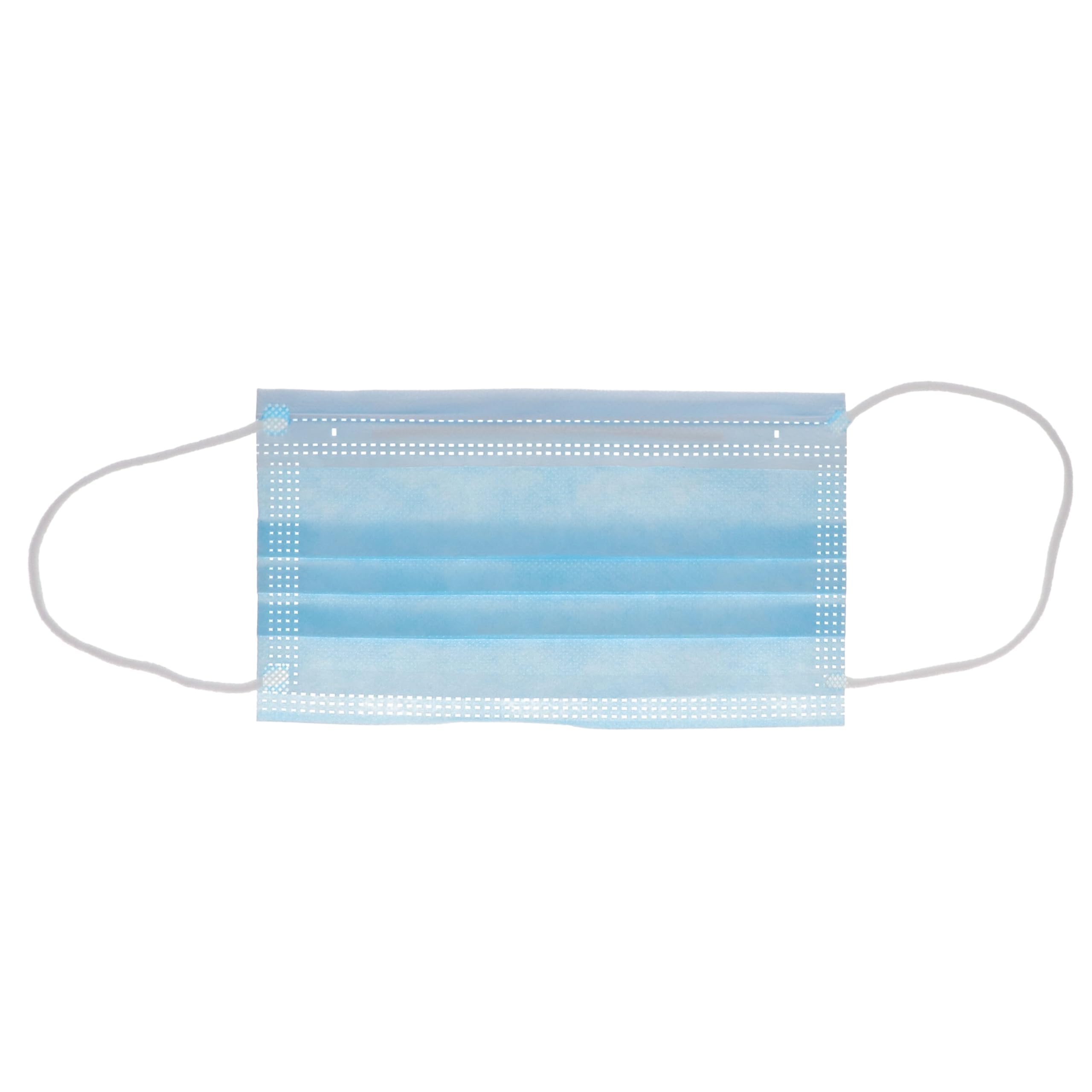 House Brand Dentistry 109120 Earloop 3-Ply Face Masks Blue 50/Bx