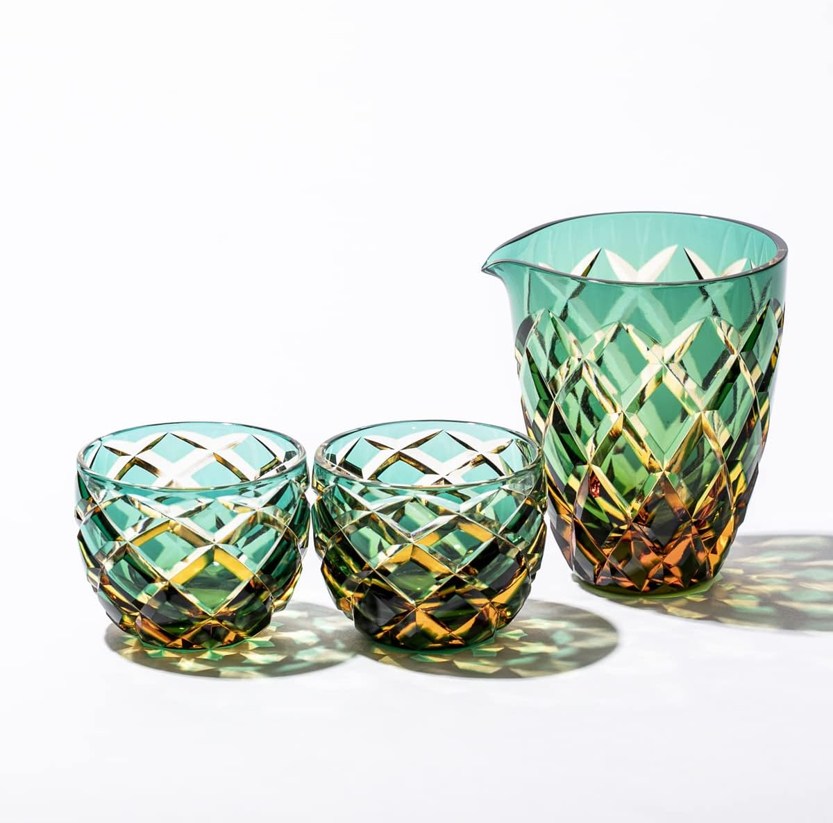 コアガラス　小暮紀一　ガラス杯　蜻蛉玉　ぐい呑　おちょこ コアガラス 小暮紀一 ガラス杯 蜻蛉玉 ぐい呑 おちょこ - メルカリ