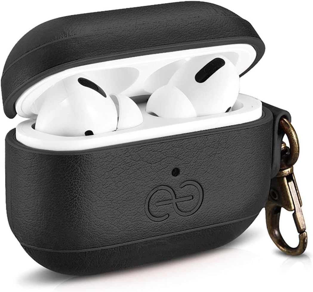 Dreem Bundle: Fibonacci Wallet-Case for iPhone 13 Mini with Om for Apple AirPods 3 Case [Black]