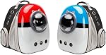 Sac à dos de transport pour chat extensible avant, grand sac à dos pour chat jusqu'à 20 lb, sac à dos pour chats, chatons, petits chiots, approuvé par les compagnies aériennes, sac à dos bulle pour chat, capsule spatiale, transporteur d'astronaute