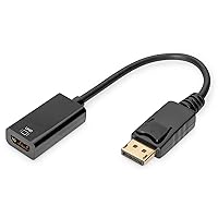 DIGITUS cavo adattatore DisplayPort attivo - DP a HDMI tipo A