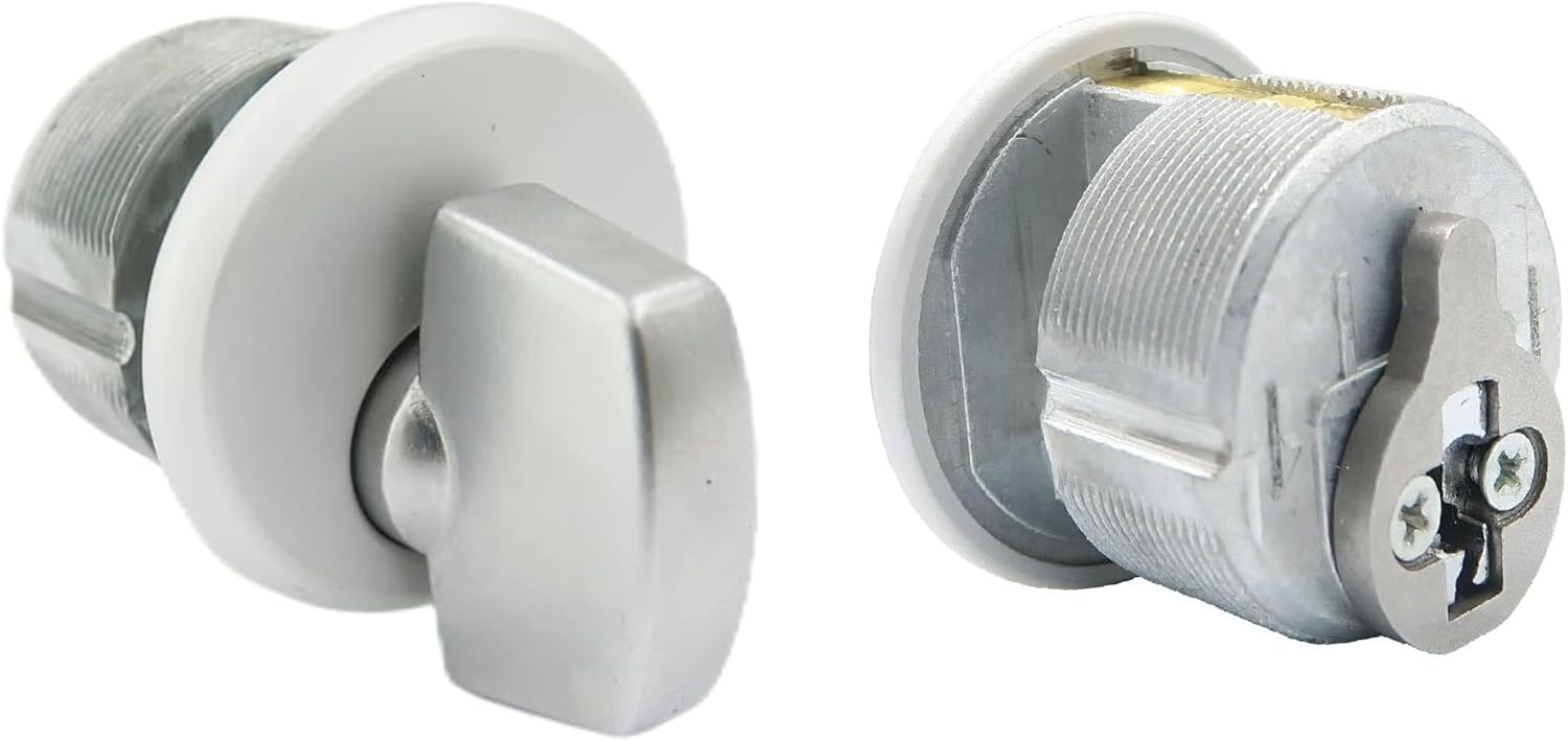 elox Zinc Mortise knob Cylinder for Adams Rite Commercial Storefront Door Lock 4PCs Packed AL Color