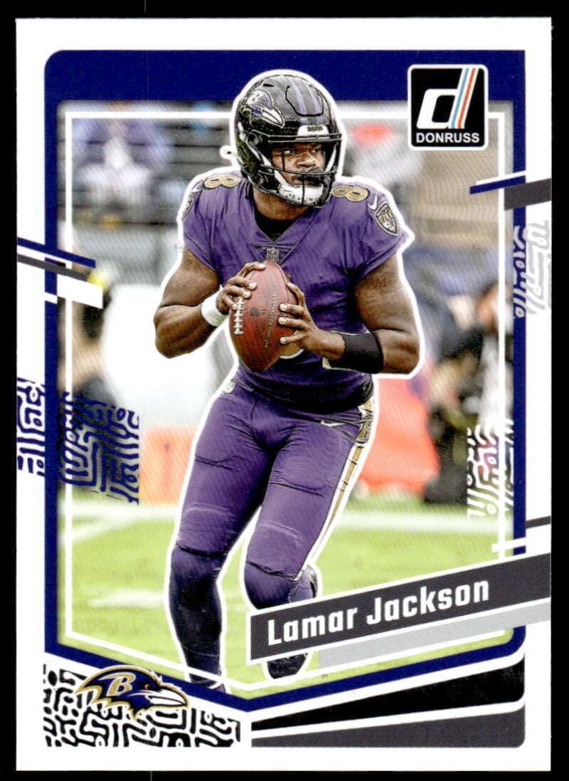 2023 Donruss #18 Lamar Jackson NM-MT Baltimore Ravens Football Trading Card NFL