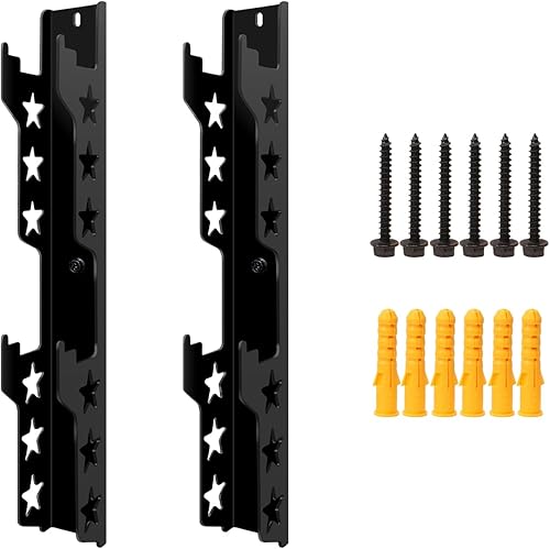 Organizador de montaje en pared, 2 piezas, soporte para gato de piso de automóvil, soportes de montaje en rack de almacenamiento de pared, se adapta