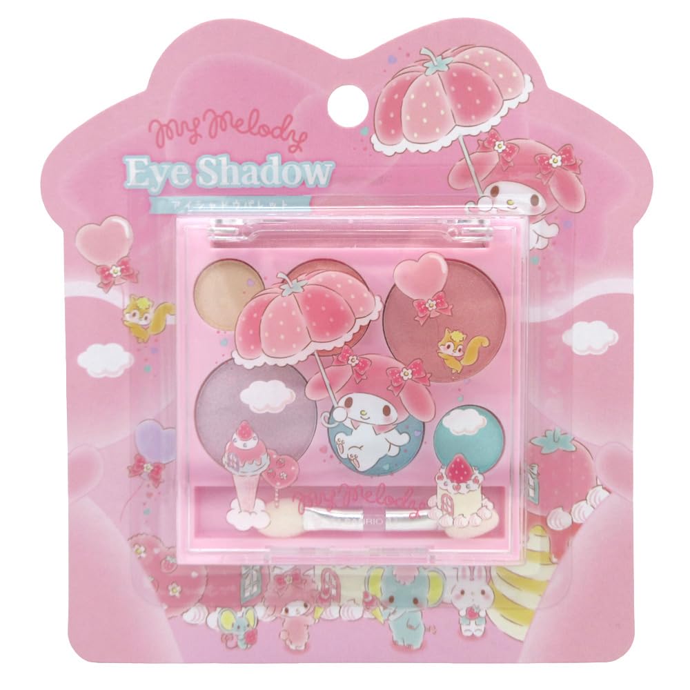 2016年サンリオ マイメロディ ファンデ アイシャドウ チーク アイライナー 楽天市場】マイメロディ メイクパレットセット サンリオ コスメ