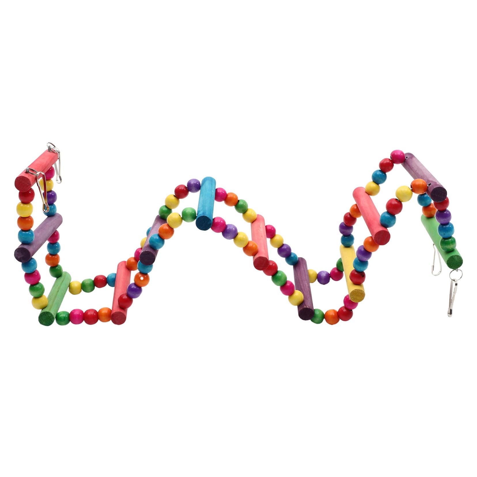 HANABASS Bird Ladder for Parrots Parrot Cage Hanging Ladder Toy Grinding Claw for