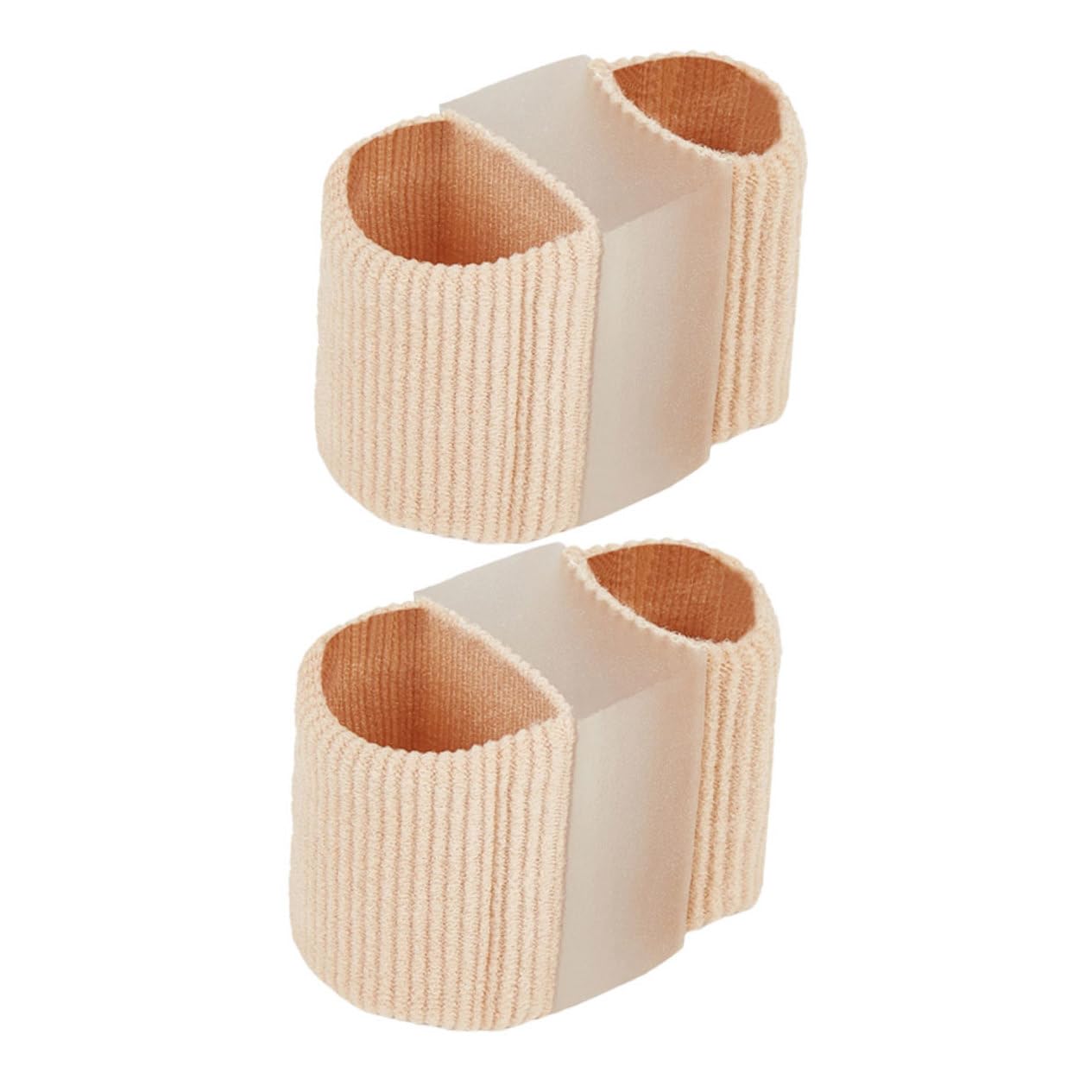 BEBEMOKO 5sets Correctors Bunion Separator Overlapping Socks Spacers Correct Separators for Pedicure Divider Foot Pedicure Separators Bunion Spacers Gel Separators Nylon 2pcs*5