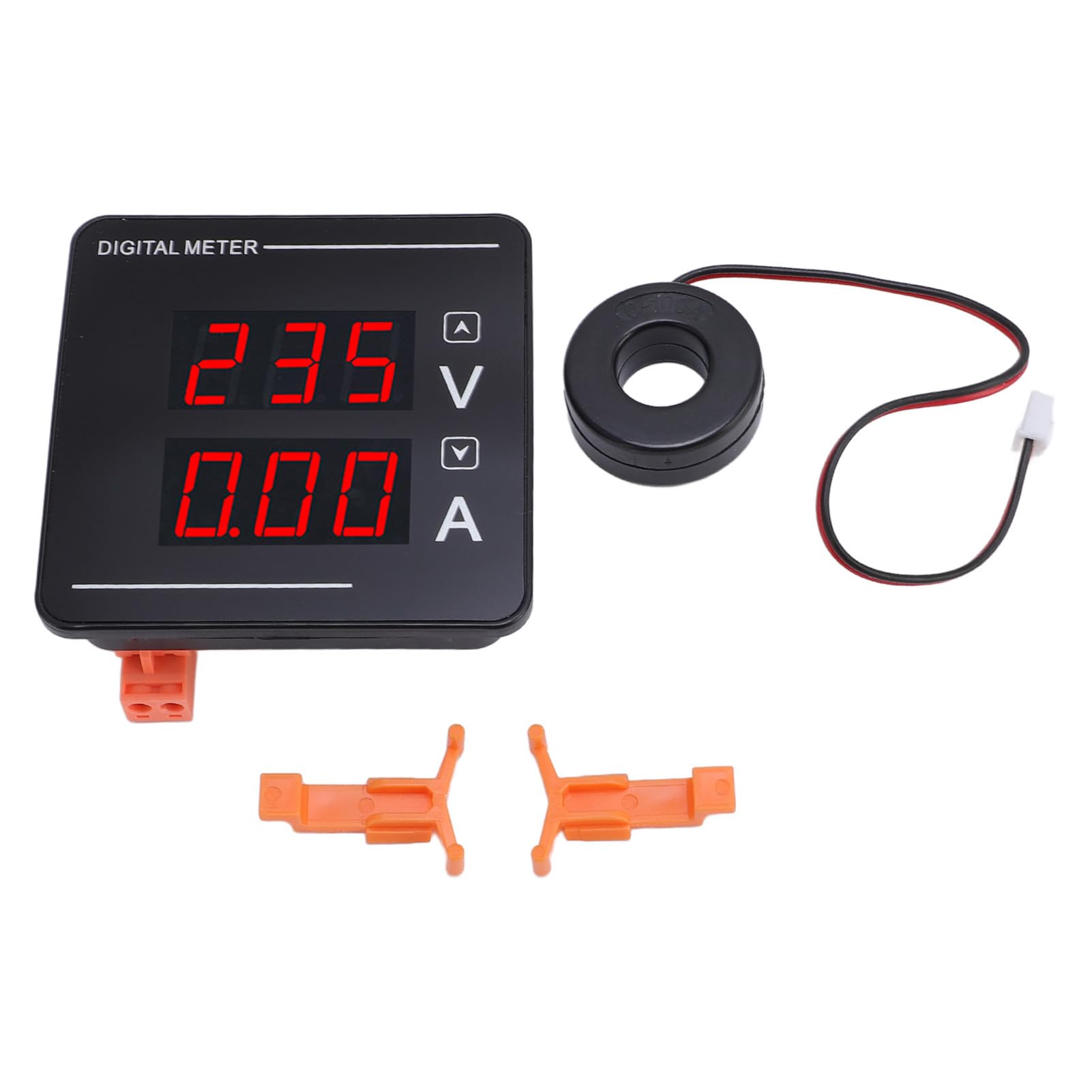 Amazon.co.jp: AC電圧電流計 2in1 50-500V 0-120A パネル埋込 | 赤色