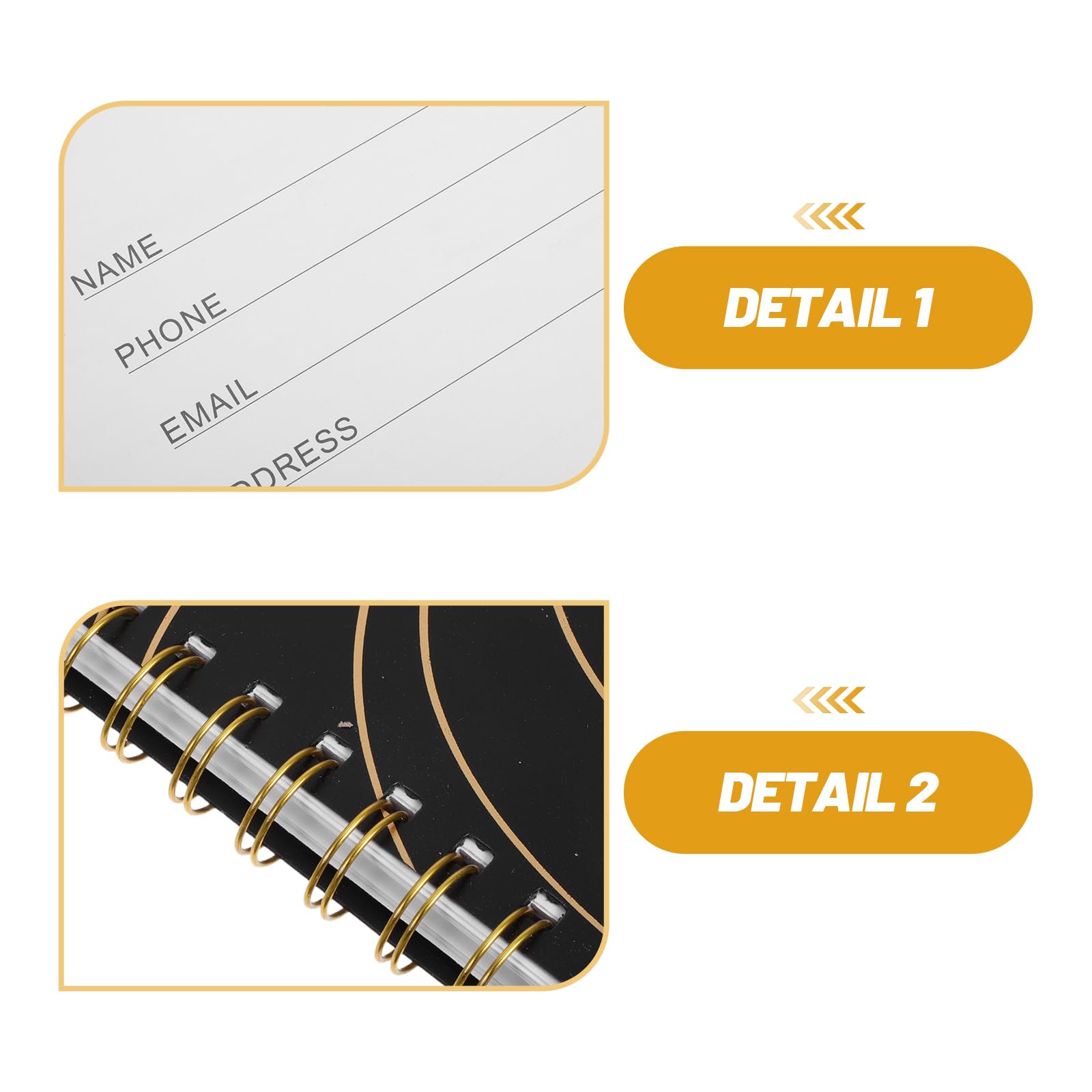 Agenda Hebdomadaire 2026 A4 Double Spirale, Planificateur D’objectifs Mensuels Couverture Rigide et Papier Épais, Carnet de Productivité Portable pour Bureau, École et