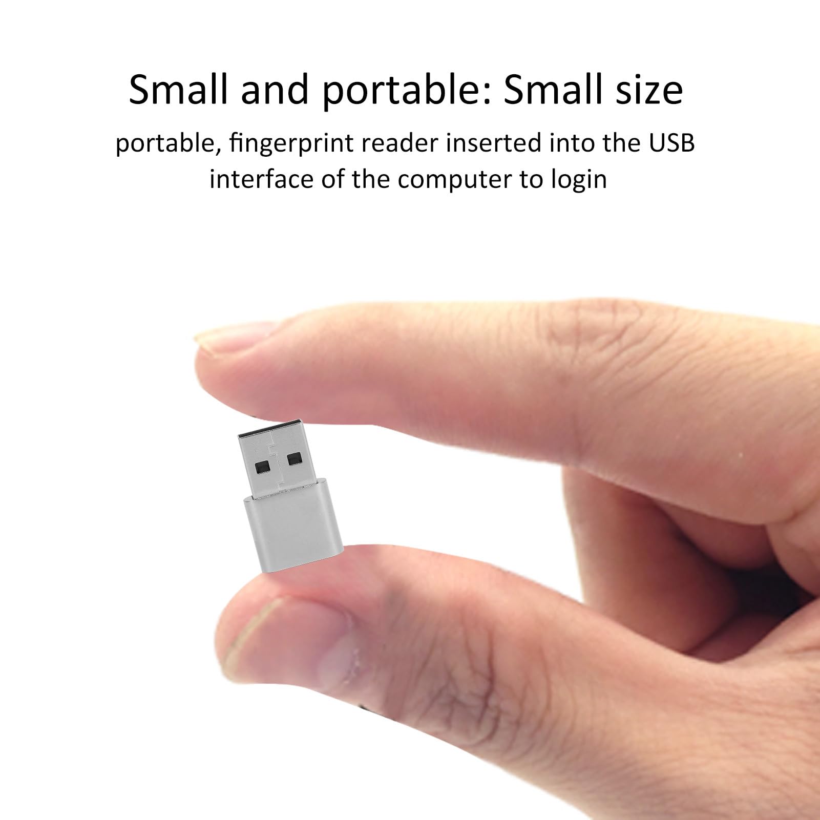 PUSOKEI Mini czytnik linii papilarnych USB do laptopa skaner linii papilarnych Hello, czujnik odcisków palców, biometryczne zamki bezpieczeństwa laptopa do 7/8/10