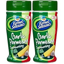Kernel Seasons Popcorn Seasoning, Garlic Parmesan Flavored Snack Seasoning Made with Real Cheese, Certified Gluten-Free Pack of 2