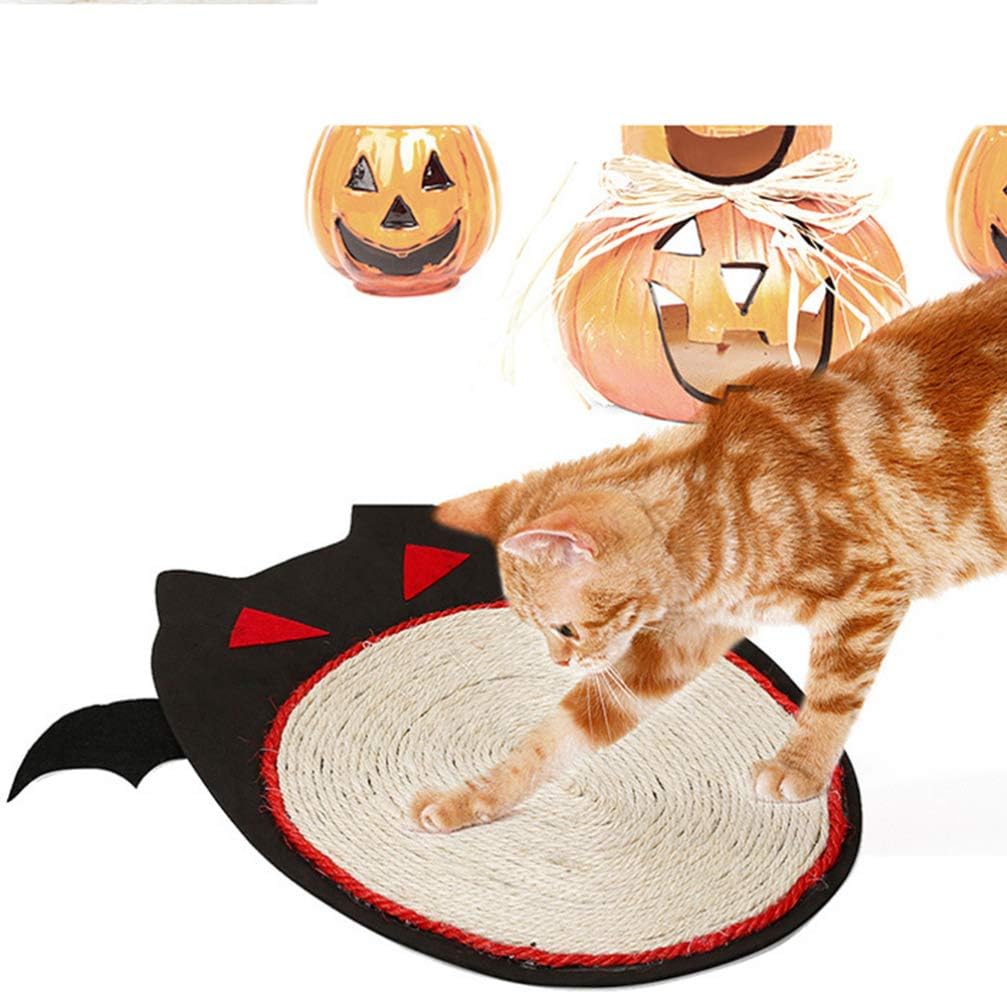 review Halloween Cat Scratcher - Felt Claws Grinding, Sleeping and Styling Features in One