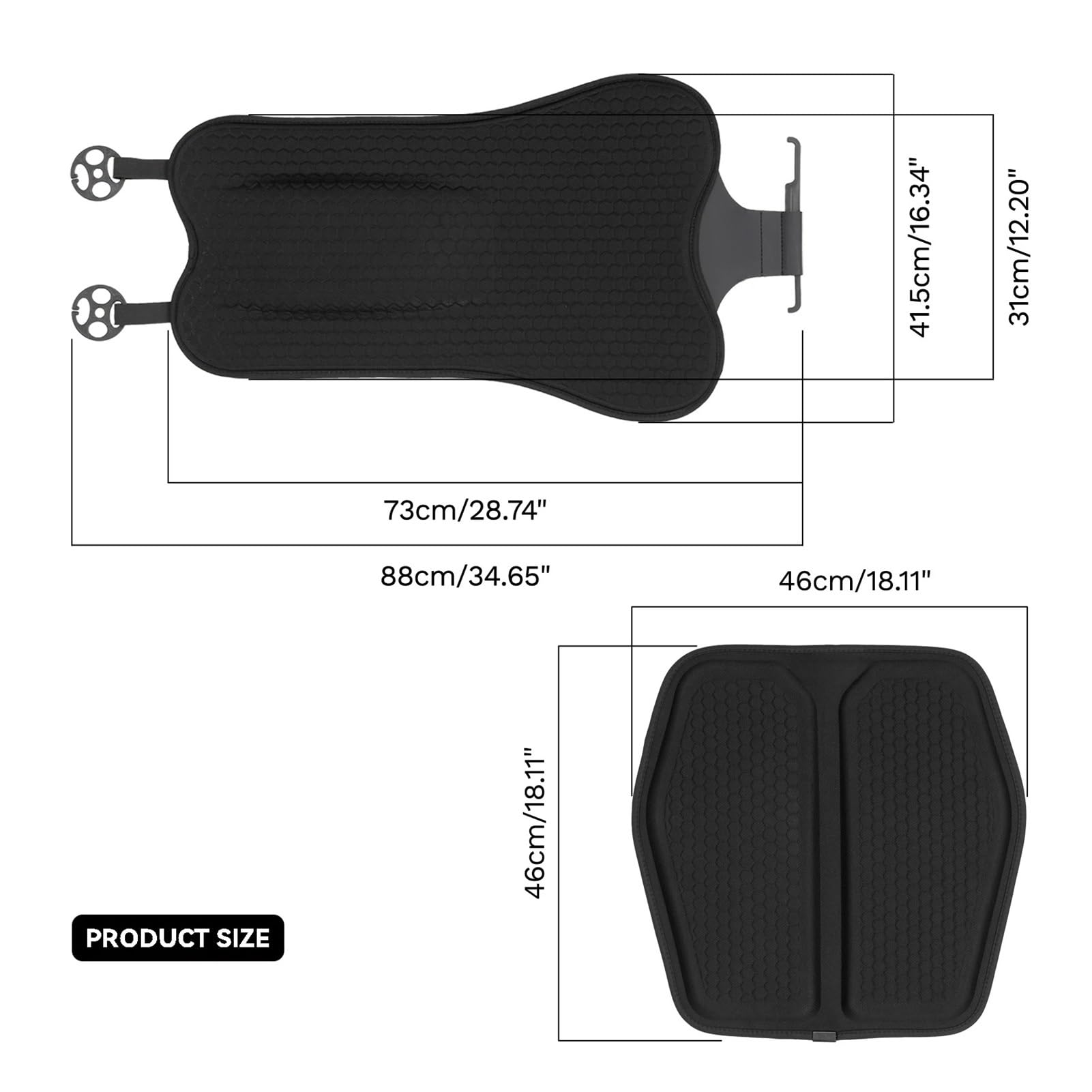 cuscino del seggiolino auto Cuscino di supporto for la schiena lombare della sedia del cuscino(Seat cushion)