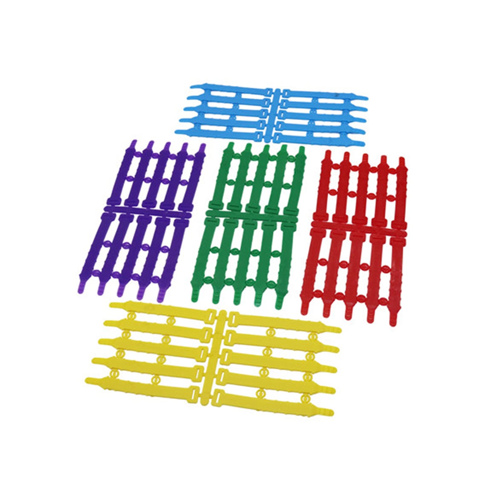 Anilla para patas， 1000 piezas de anillos for patas de pollo, diámetro interior de 0,8 a 1,6 mm, anillo de expansión for patas de pollo(Red)