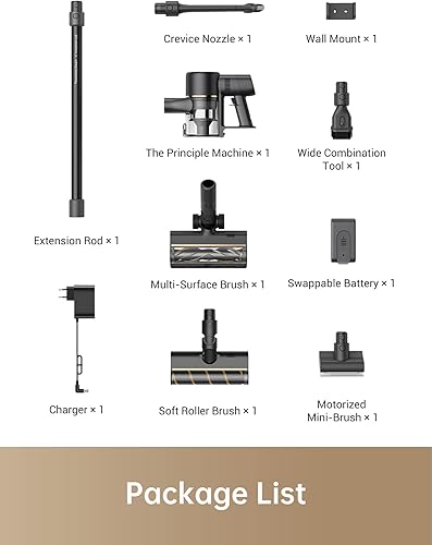 Miniatura 8 de dreame Aspiradora inalámbrica R10 Pro, aspiradora de mano de 65 minutos de duración de funcionamiento, ligera y antienredos, aspiradora de mano de