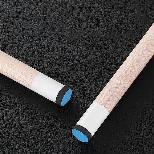 Taco de billar 57 pulgadas madera encerada blanca 1/2 miniatura 5