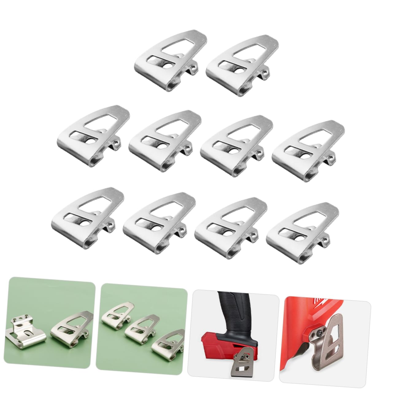 Bohrerhalter-Gürtelclip Aus Edelstahl – Für Akku-Bohrer & Werkzeuge, Bis 5,1 Cm Gürtelbreite