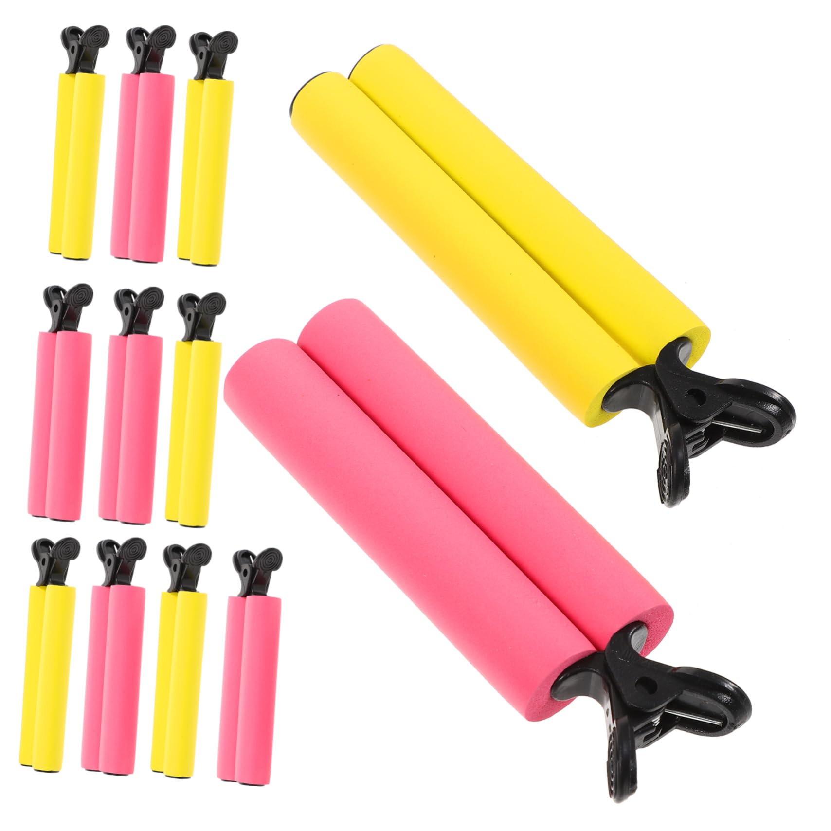 minkissy 12Pcs Insulation Pads for Hairdressing Heat Resistant Curling Rods for Hair Salon Portable Perm Rods with High Temperature Protection for Home Use and Professional Styling