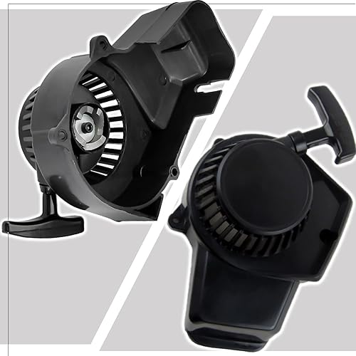 Miniatura 6 de AXITRON Arrancador de retroceso para 2 tiempos 33cc 47cc 49cc 50cc para Kazuma, Peace, Apollo, SSR Bicicletas Minimotos ATV con engranaje interior