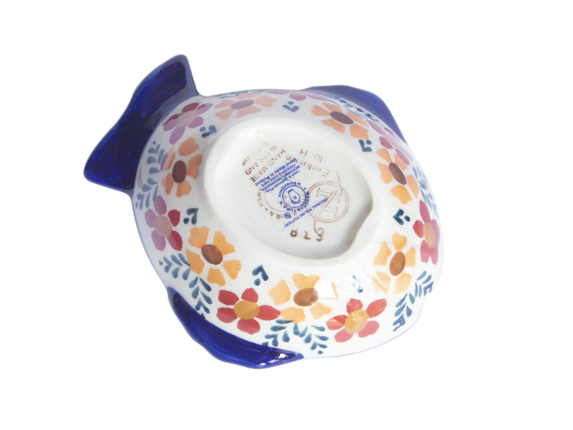 Amazon.co.jp: ポーリッシュポタリー ポーランド食器 お魚の形のボウル