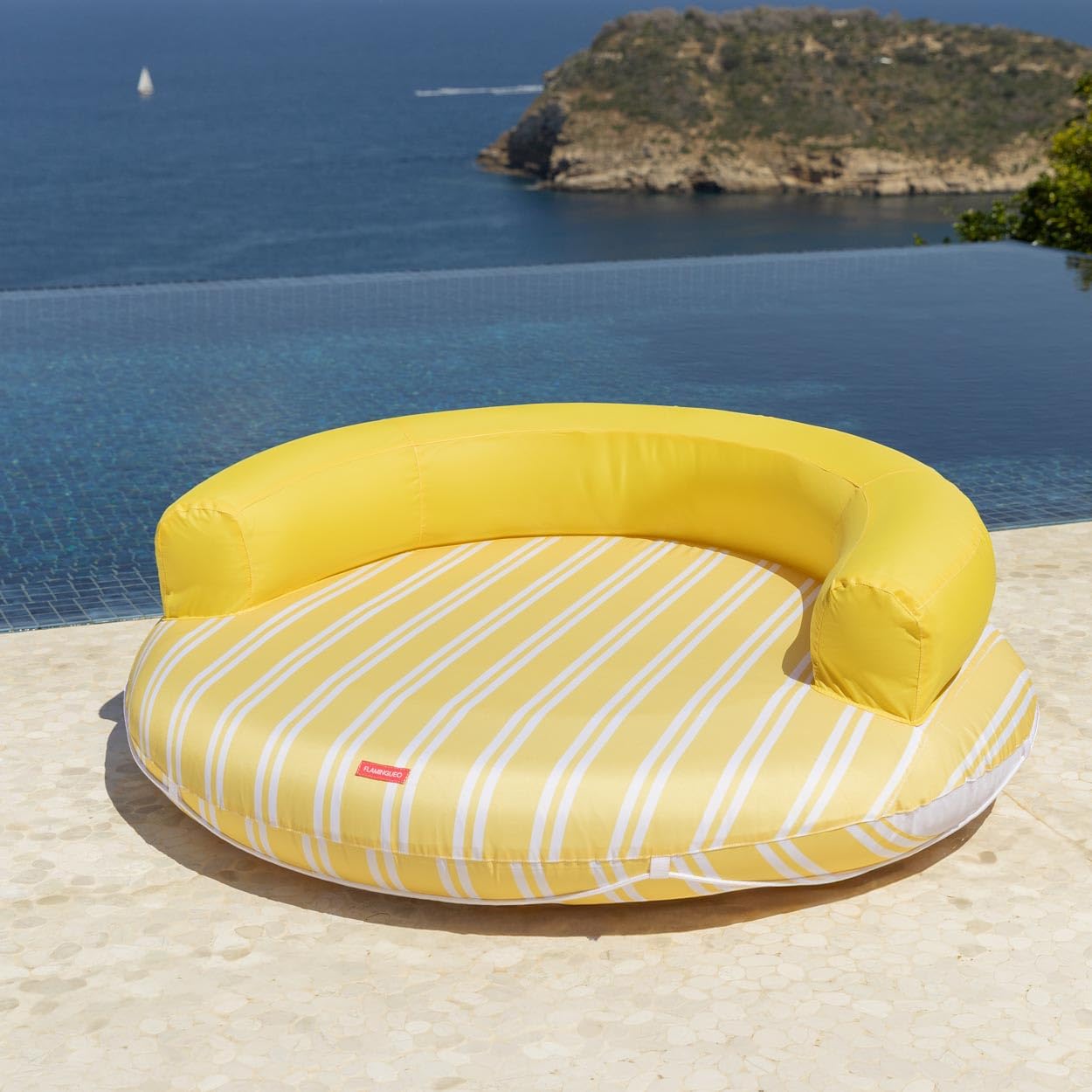 Flamingueo Materassino Gonfiabile - Gonfiabile Mare - Extra Grande - Struttura Interna in PVC - Rivestimento Esterno in Poliestere