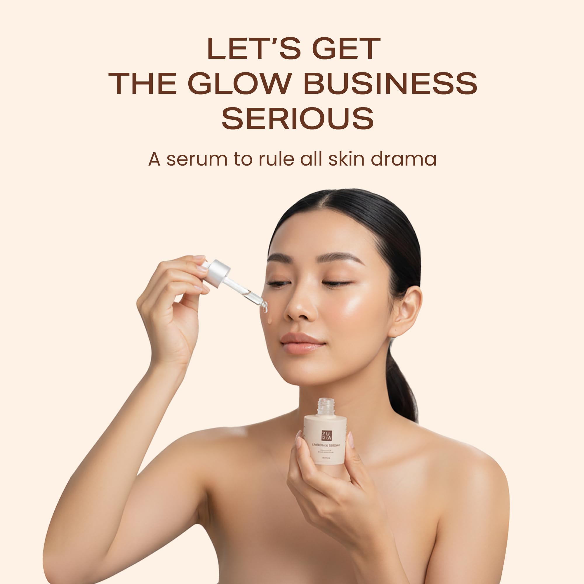 ZURIA Luminous Serum for Men & Women, Nano-Niacinamide+