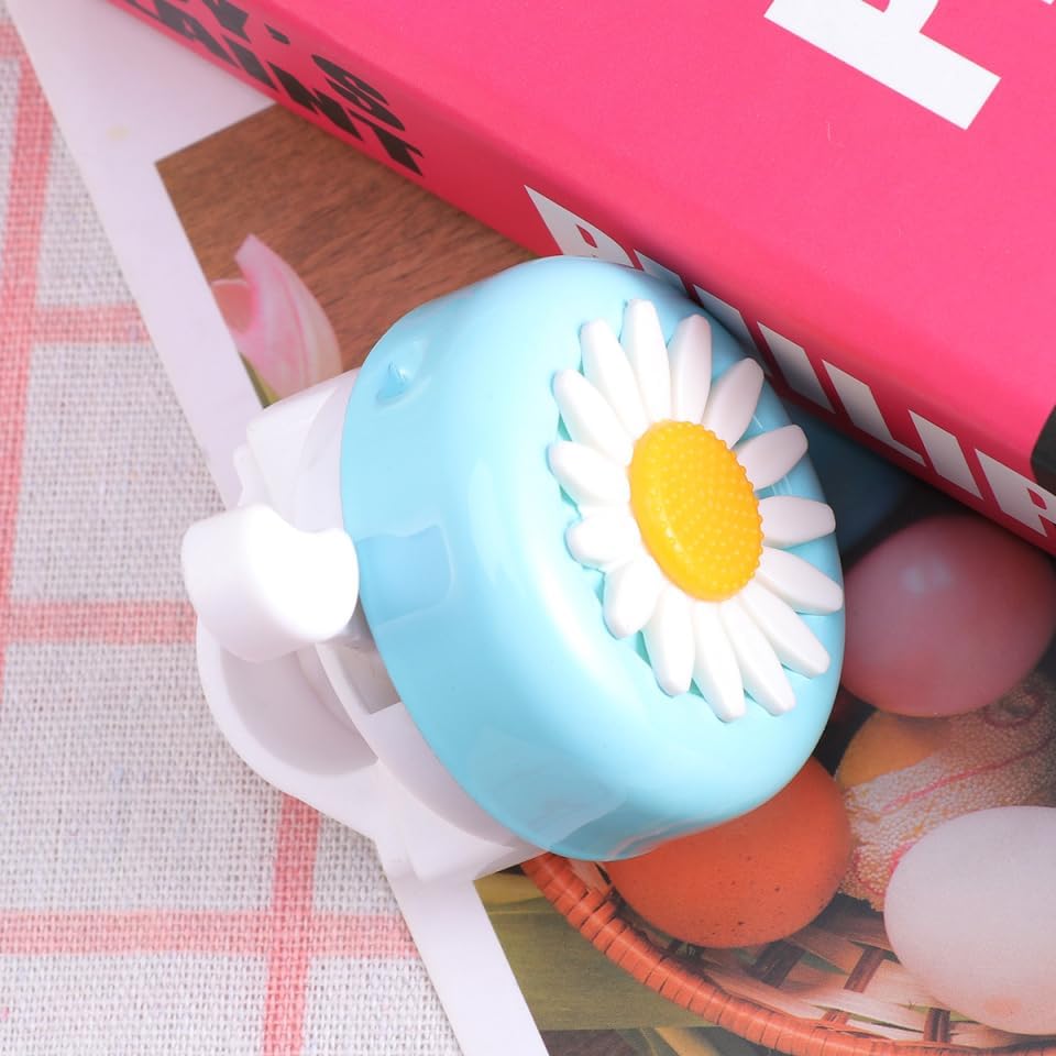 Miniatura 7 de Wakauto 1 campana de bicicleta de hierro fuerte seguro patrón de crisantemo lindo anillo de bicicleta Bell accesorio de bicicleta para niños niños 1