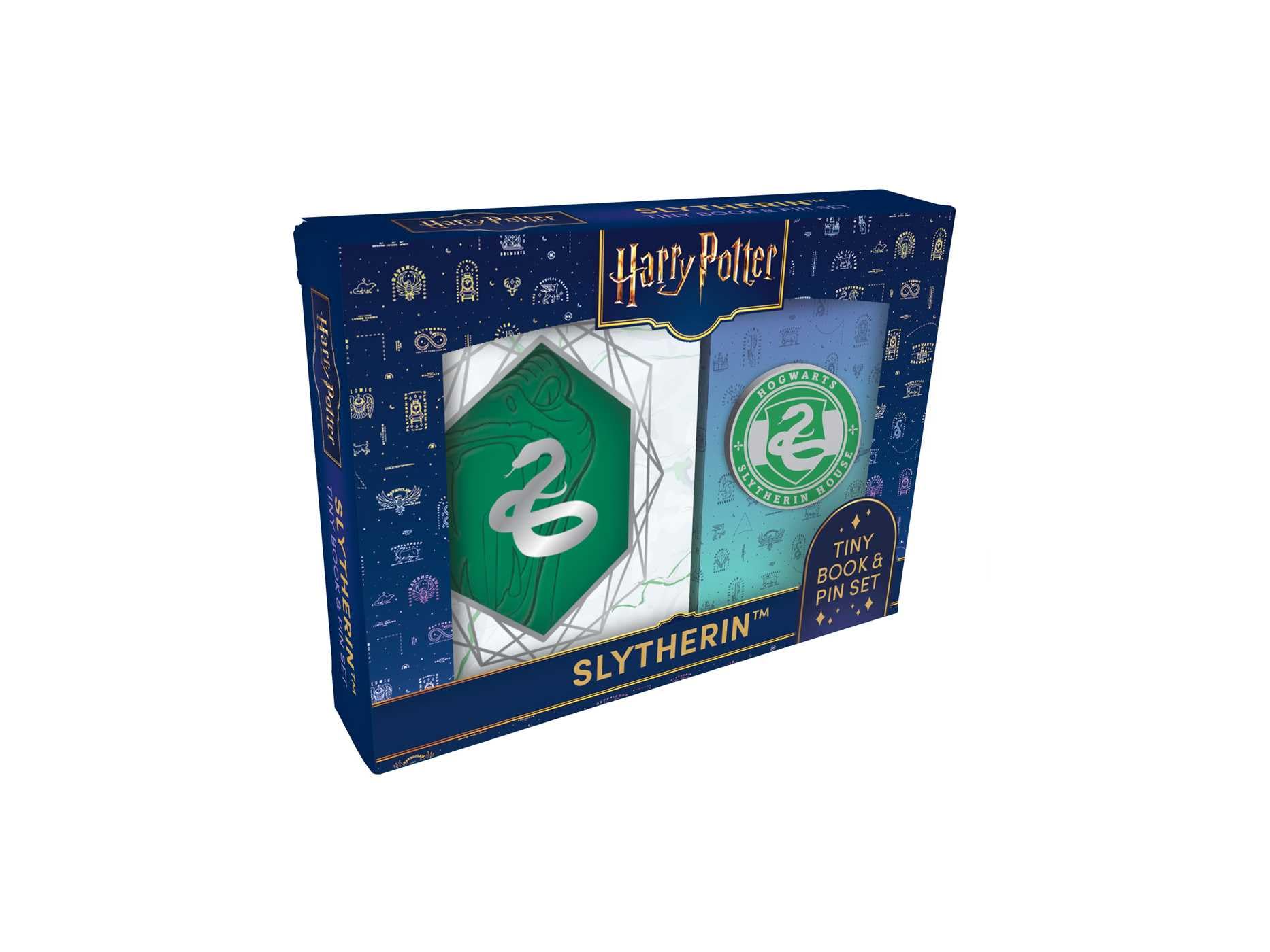 Harry Potter Slytherin Tiny Book and Pin Set by Insight Editions 9798337403311