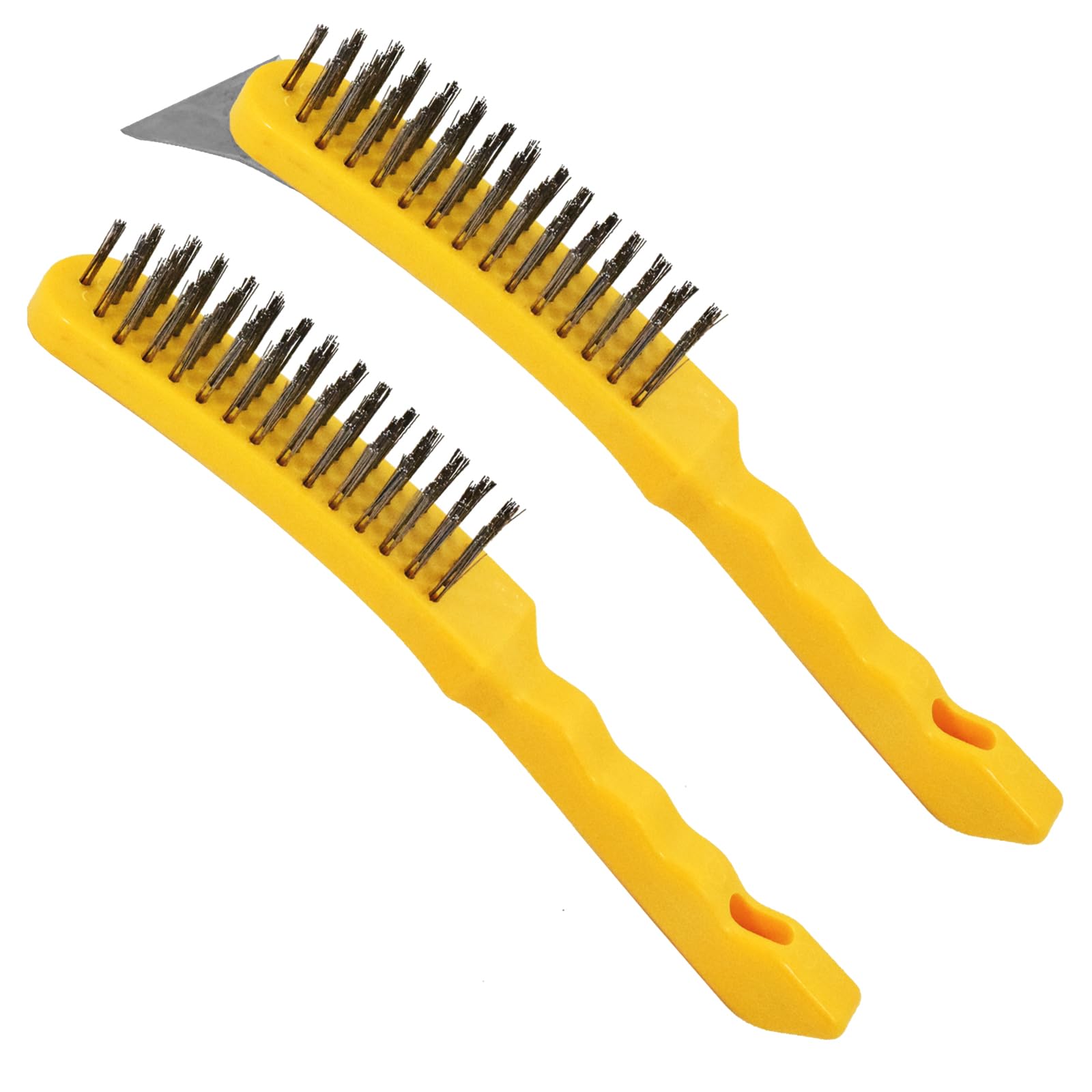 Heavy Duty Wire Brush Set - Rust & Welding Removal -1