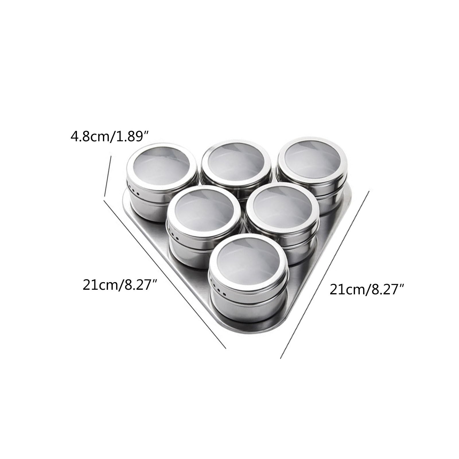 Gewürz-Organizer, Küchen-Gewürzbox, Edelstahl, für Kochbegeisterte, Gewürzdosen-Set, 12 Stück