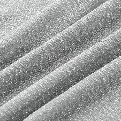 CERYIWER Women's Sexy See Through Shirts Long Sleeve Glitter Mesh Sheer Metallic Shiny Tops Blouse3