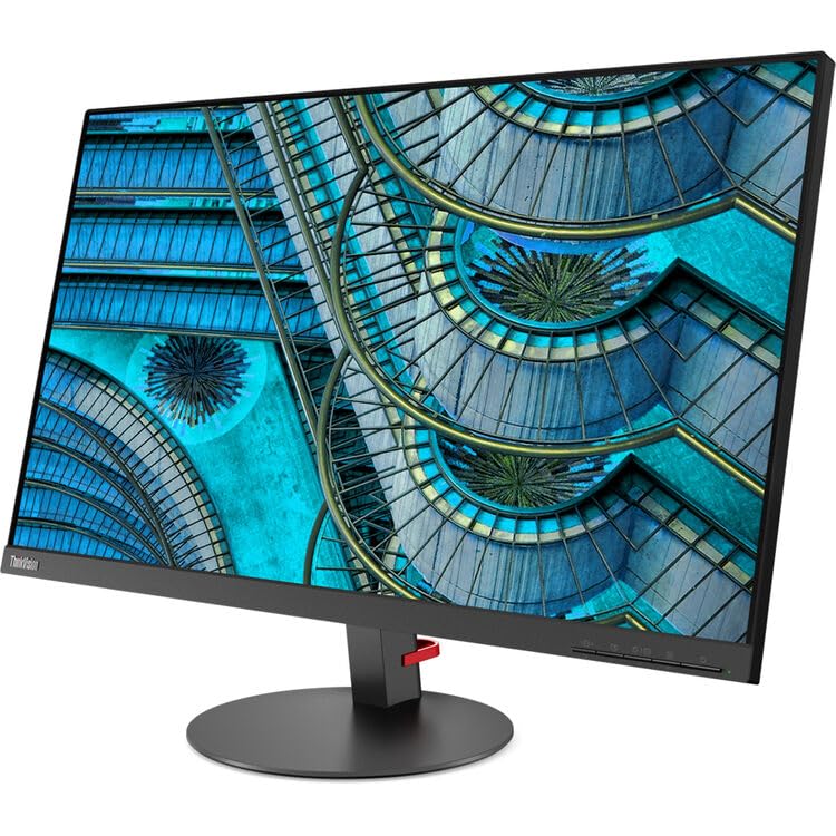 Image of Lenovo 27 inch ThinkVision S27i-30, 1920x1080 Resolution, 1300:1 Contrast Ratio with Asset Tag