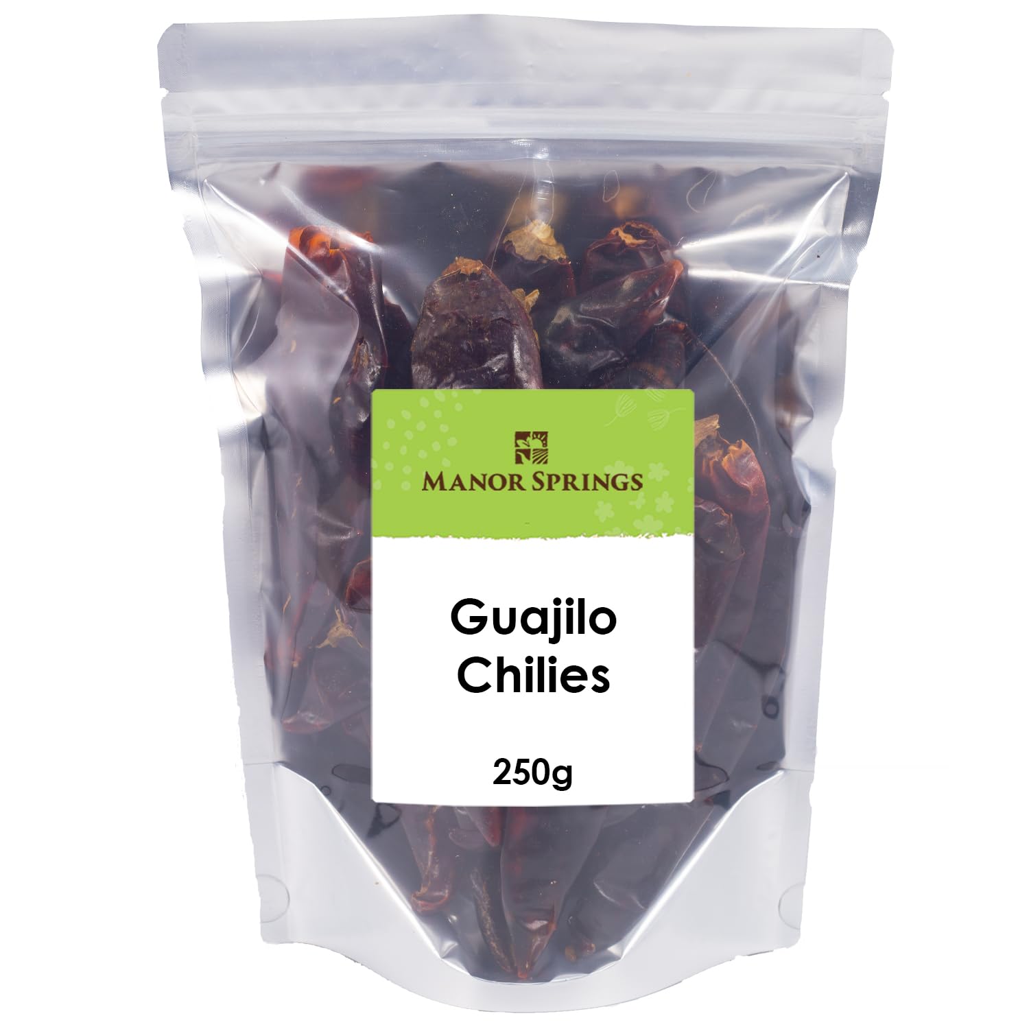 Dried Guajillo Chillies 250g by Manor Springs