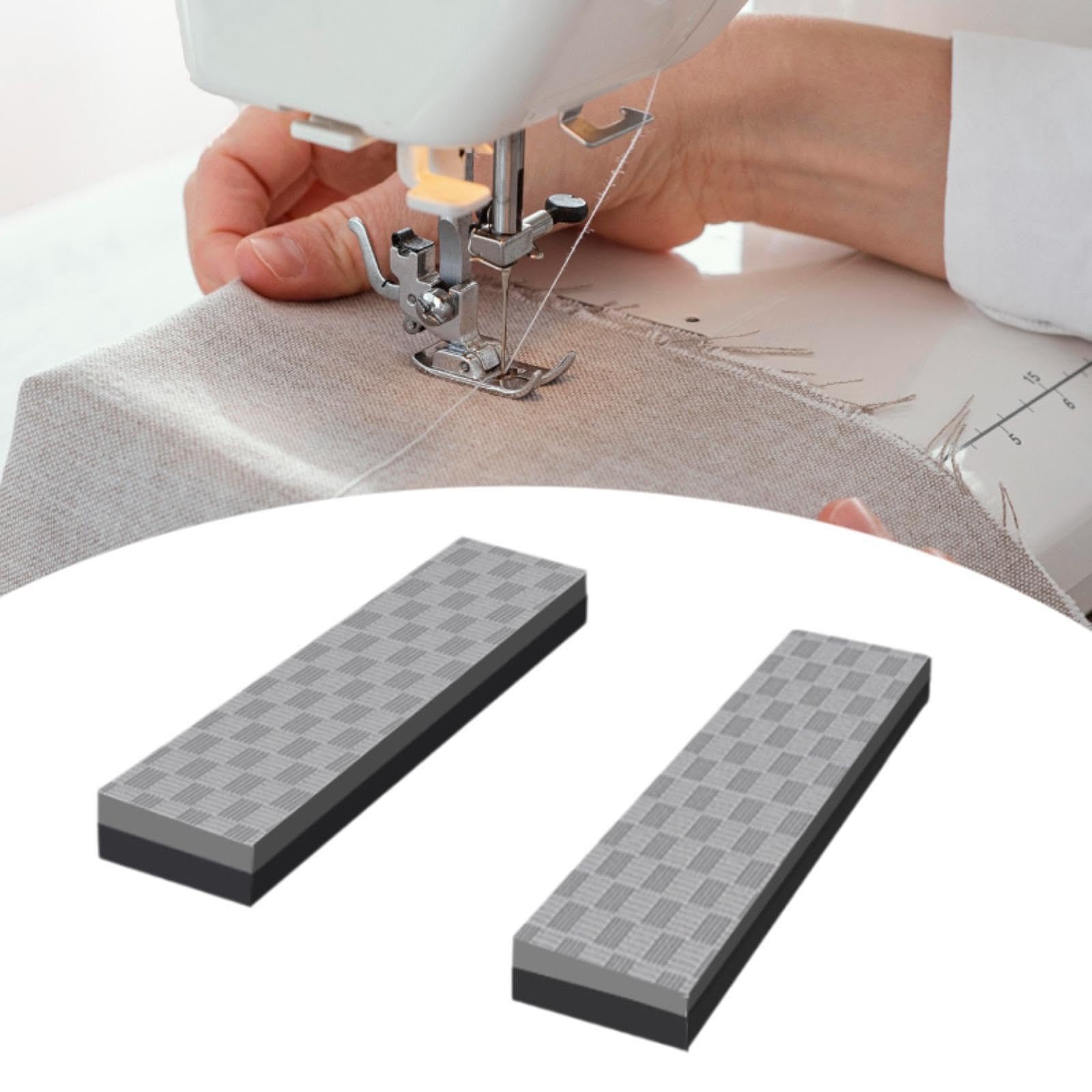rockible 2 Alfombrillas antivibración para máquina de Coser, para el Cuidado del Suelo, a Prueba de Golpes, Antideslizantes, insonorizadas y silenciosas, de, Negro Gris 4cm