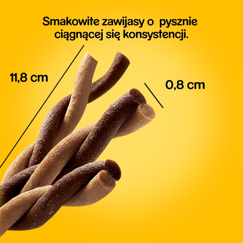 MARS KARMA Pedigree Rodeo uzupełniająca smakowite sprężynki do żucia z wołowiną 122 g (7 sztuk)