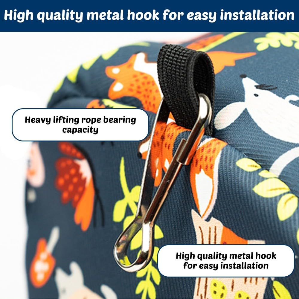 MiOYOOW Bird Nest Bed, Breathable Cockatiel Snuggle Hanging Hut Winter Parrot Hammock for Parakeet Budgies Lovebird Hamster Guinea Pig - Image 3