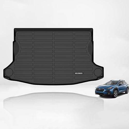 Miniatura 1 de KELCSEECS Revestimiento de carga para todo tipo de clima para Subaru Crosstrek 2024 e Impreza 2024 - Alfombrilla de piso de automóvil personalizada