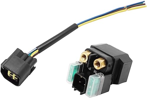 Miniatura 5 de M MATI Relé de solenoide de arranque y enchufe para Yamaha Grizzly 700 Grizzly 550 Kodiak 700 2007 en adelante YFZ450R YFZ450X 2009-Up