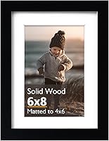 Vista 98 de KINLINK Marco de Fotos 11x14 Natural, Marco de Madera Maciza 11x14 con Plexiglás Acrílico para Fotos 5x7/8x10 Con Paspartú, Exhibición de Mesa