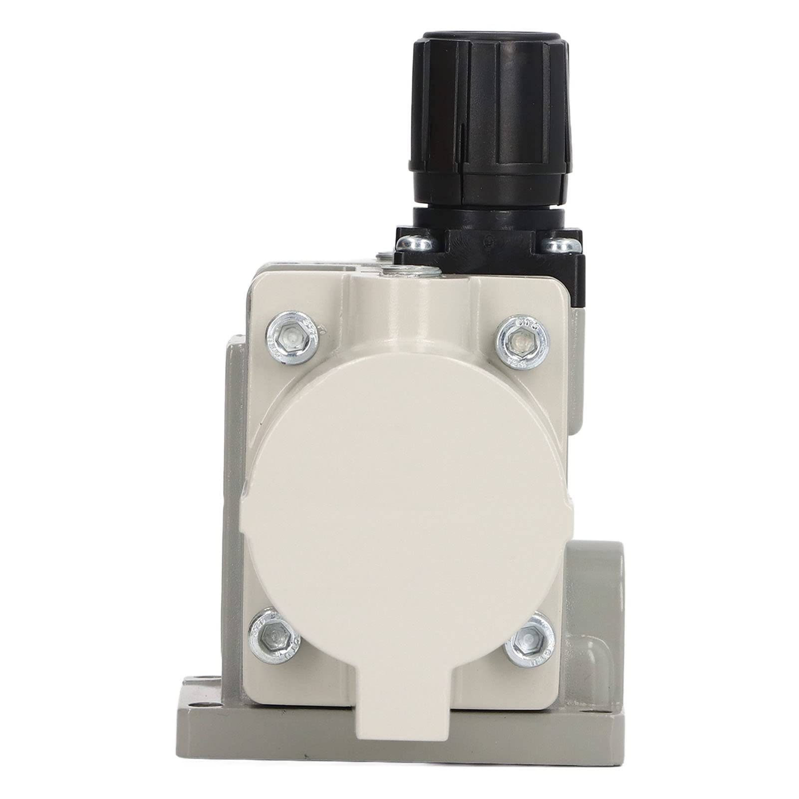 Válvula de Refuerzo Neumática Tipo con Manómetro y Silenciador, Válvula de Aumento de Presión de Aire Comprimido 2X, Ajustable de 0,2 a 2,0 MPa, Diseño Integrado de Metal