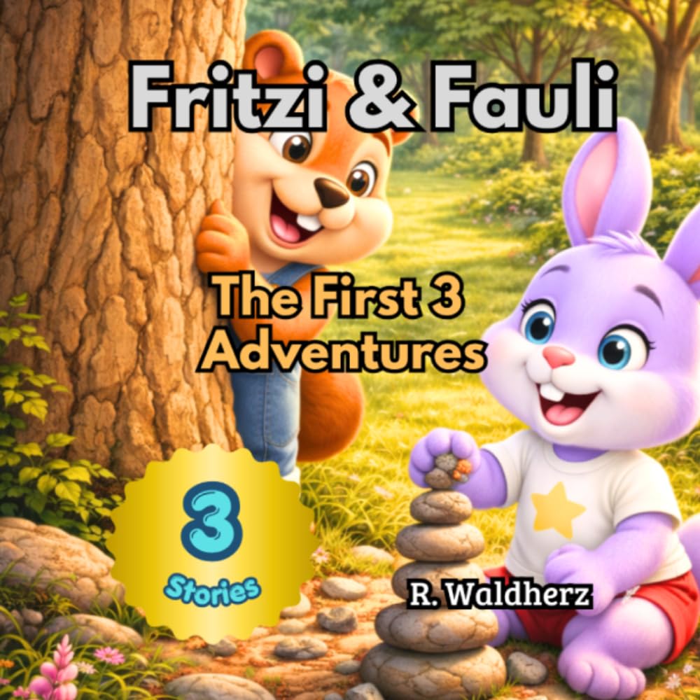 Fritzi & Fauli - The First 3 Adventures: A Heartwarming Children’s Book About Friendship, Honesty, and Self-Confidence