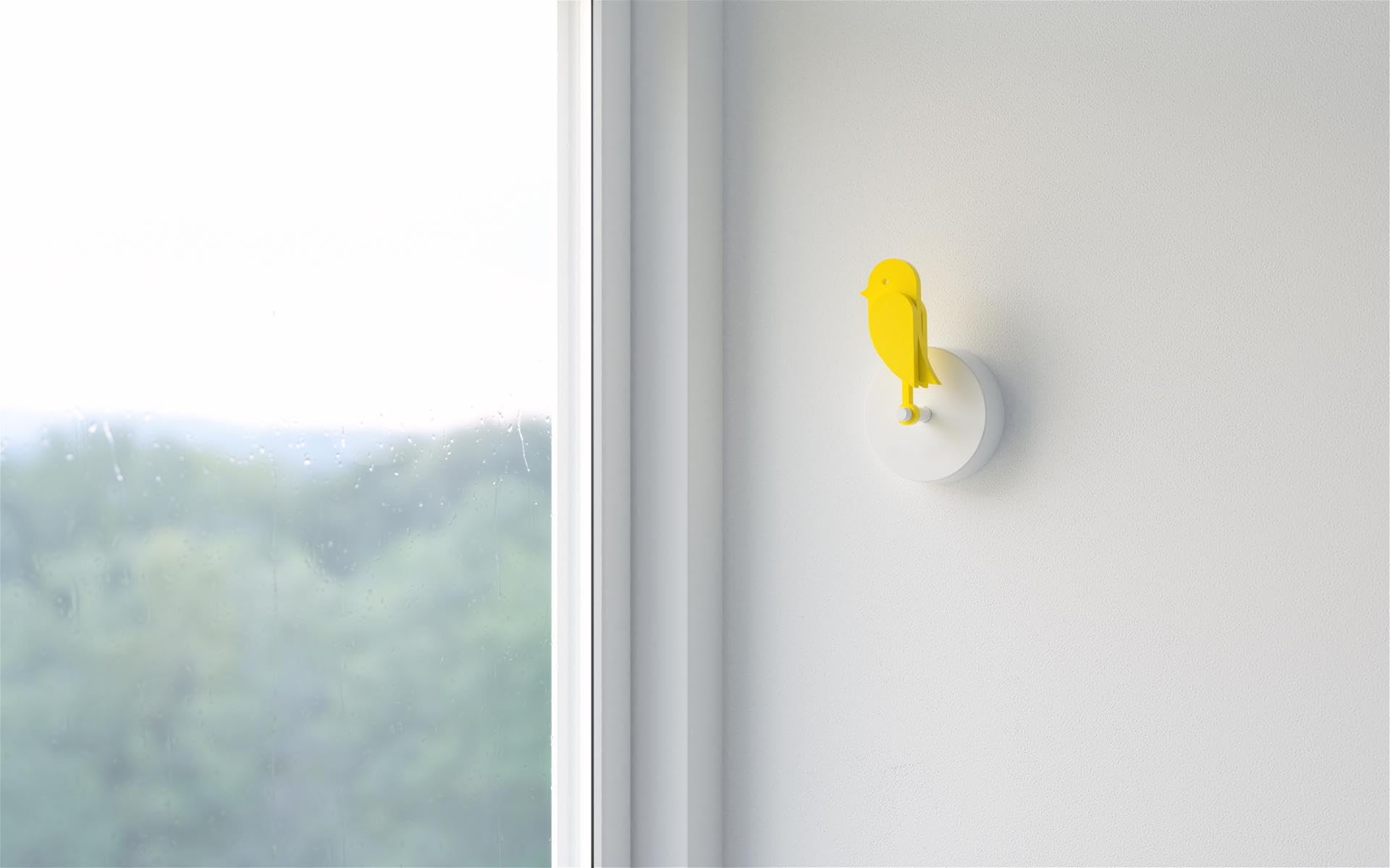 Birdie - Monitor dell'aria fresca con sensore CO2 (Ghiacciaio)
