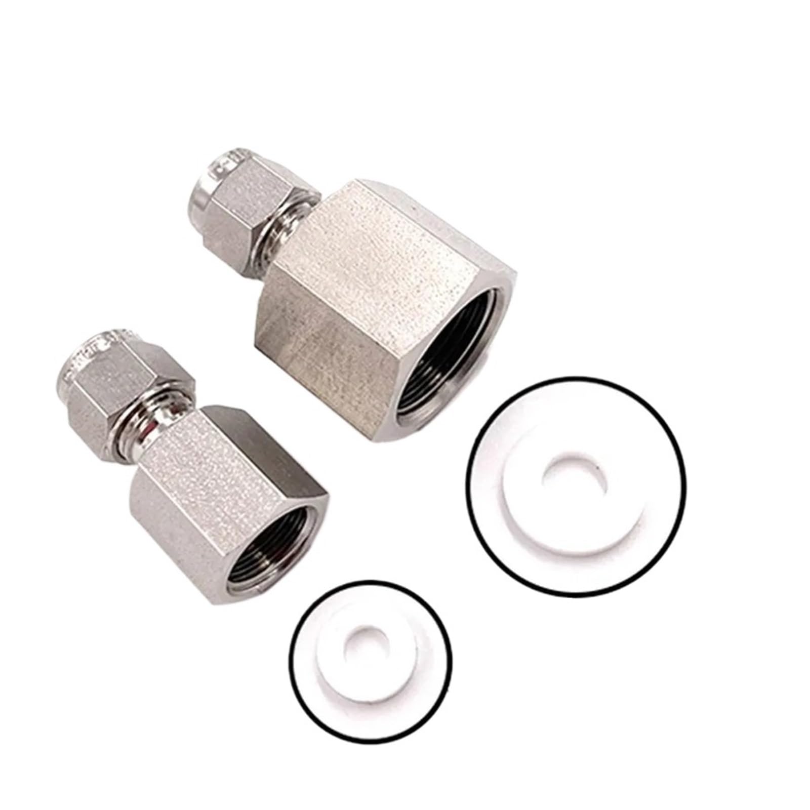Edelstahl 316 Innengewinde BSPP Doppelklemmring-Kompressionsrohrverschraubung 30 MPa RG G 1/8 1/4 3/8 1/2 6 8 10 12 mm ersetzen Swagelok(3 mm LOK,0.125 in Female BSPP)