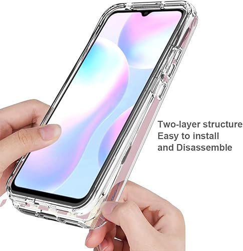 Miniatura 4 de Tothedu Funda para Redmi 9A M2006C3LGRedmi 9i M2006C3LII con protector de pantalla de vidrio templado, bonito diseño de bandera transparente de