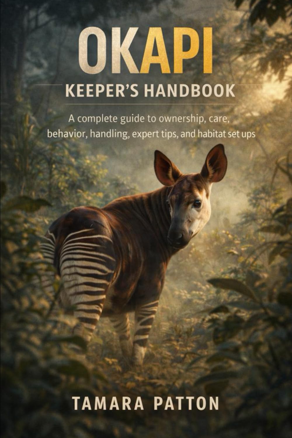 OKAPI KEEPER’S HANDBOOK: A complete guide to ownership, care, behavior, handling, expert tips, and habitat set ups