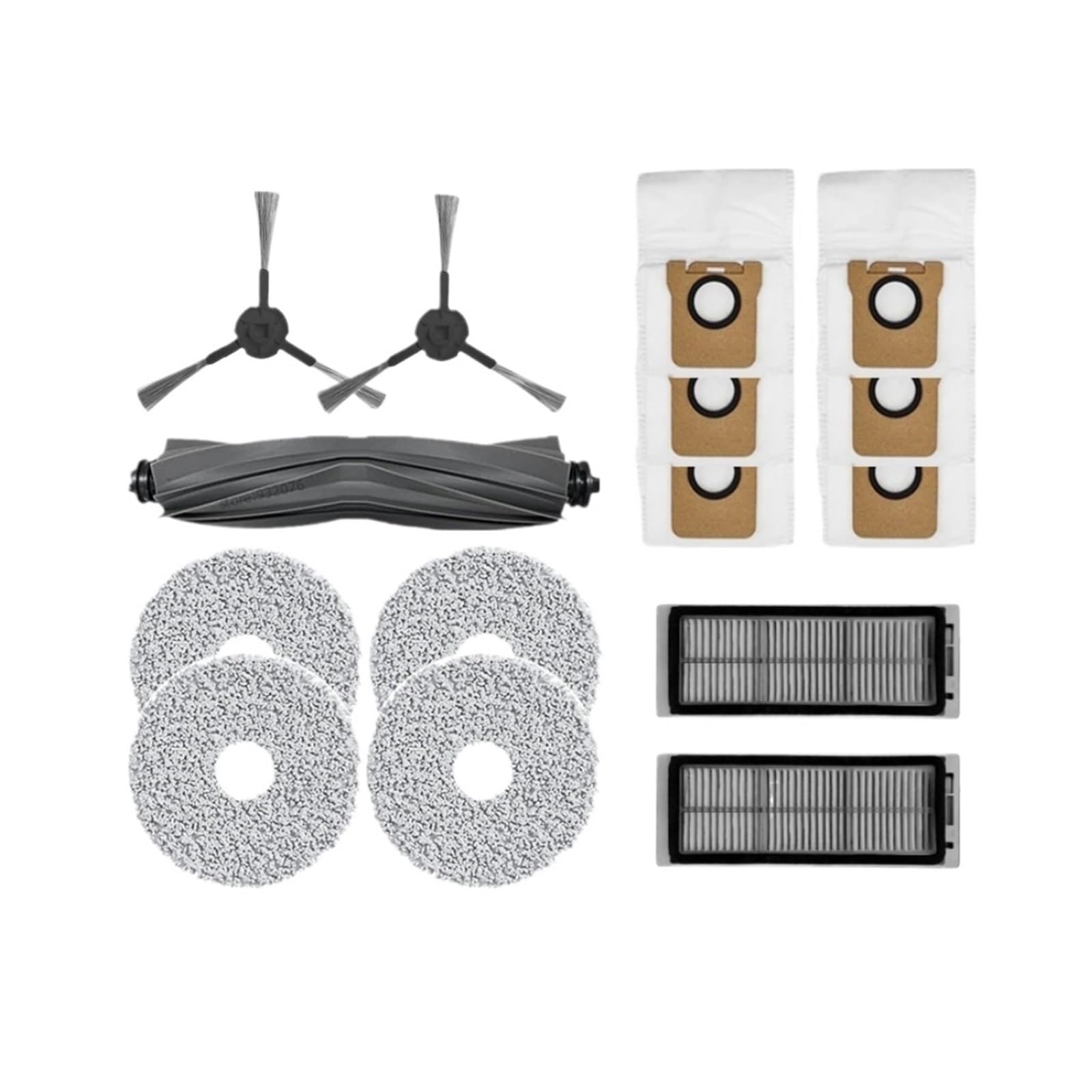 Główna szczotka boczna odkurzacza, pasująca do Dreame Bot L20 Ultra X20 Pro akcesoria robotów pokrywa części filtr szmatka do mopa szczotki próżniowe i filtr(Parts Pack 2)