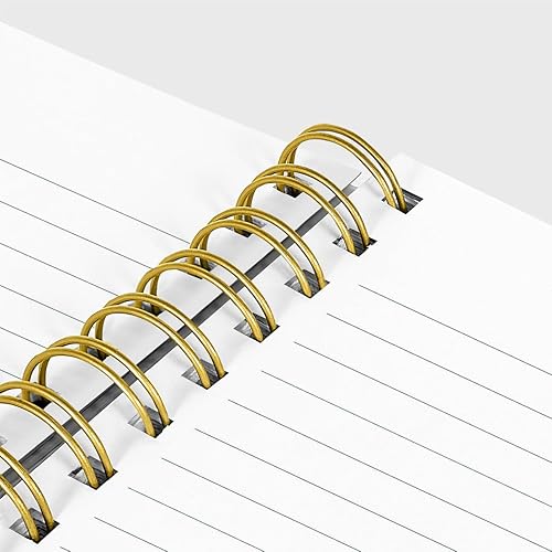 Miniatura 4 de Designer Greetings, Designer Papers - Diario de tapa flexible con banda elástica, diseño floral aislado de flores, 320 páginas (6 x 8.25 pulgadas),